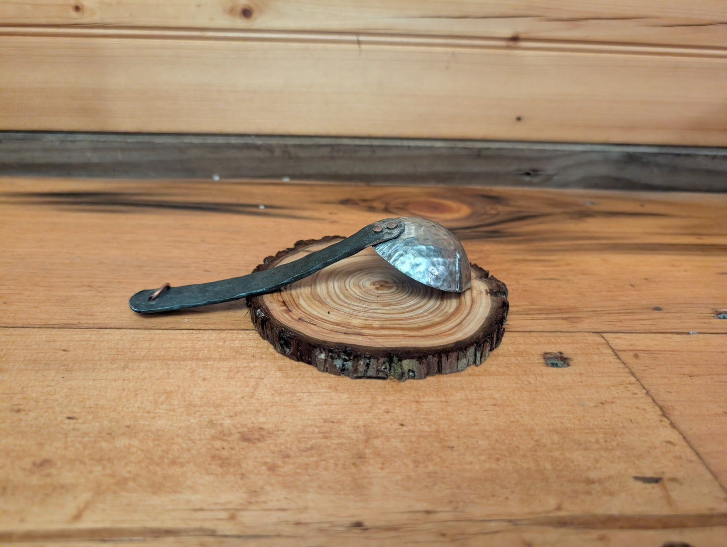 Large Silver/copper scoop