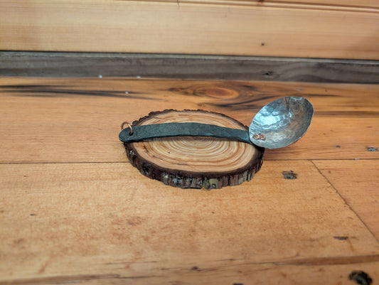 Large Silver/copper scoop